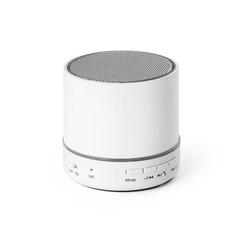 Vue Haut parleur portatif en ABS avec microphone - Perey de couleur blanc| Krokrodeal