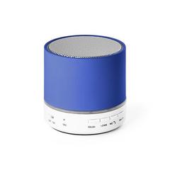 Vue Haut parleur portatif en ABS avec microphone - Perey de couleur bleu| Krokrodeal