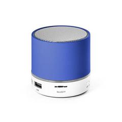 Vue Haut parleur portatif en ABS avec microphone - Perey de couleur bleu| Krokrodeal