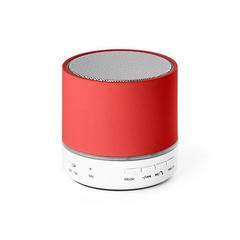 Vue Haut parleur portatif en ABS avec microphone - Perey de couleur rouge| Krokrodeal