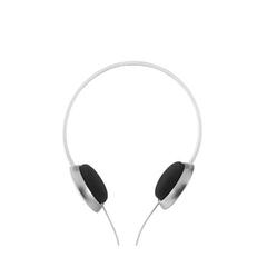 Vue Casque audio ajustable - Volta de couleur blanc| Krokrodeal