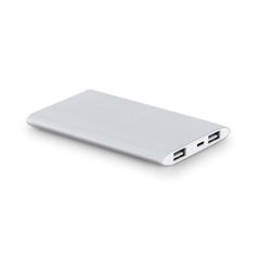 Vue Batterie nomade en aluminium de 7200 mAh - Nobel de couleur gris| Krokrodeal
