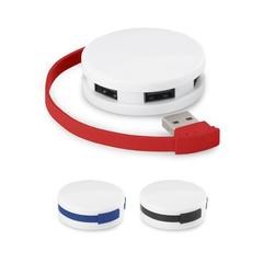 Vue générale Hub USB 2'0 en ABS - Gardner | Krokrodeal