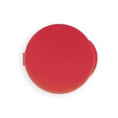 Vue Ecouteurs avec câble en ABS - Germain de couleur rouge| Krokrodeal