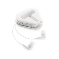 Vue Ecouteurs avec câble - Faraday de couleur blanc| Krokrodeal