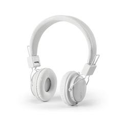 Vue Casque audio pliable et ajustable en ABS - Baron de couleur blanc| Krokrodeal
