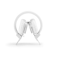 Vue Casque audio pliable et ajustable en ABS - Baron de couleur blanc| Krokrodeal
