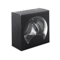 Vue Casque audio pliable et ajustable en ABS - Baron de couleur noir| Krokrodeal