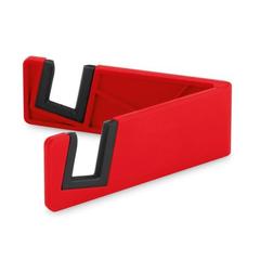 Vue Support téléphone - Hooke de couleur rouge| Krokrodeal