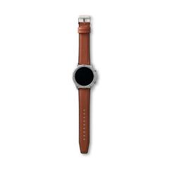 Vue Montre intelligente avec bracelet en PU - Impera de couleur marron| Krokrodeal