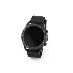 Vue Montre intelligente avec bracelet en silicone - Impera ii de couleur noir| Krokrodeal