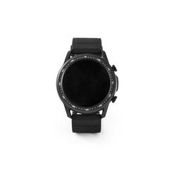 Vue Montre intelligente avec bracelet en silicone - Impera ii de couleur noir| Krokrodeal