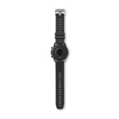 Vue Montre intelligente avec bracelet en silicone - Impera ii de couleur noir| Krokrodeal