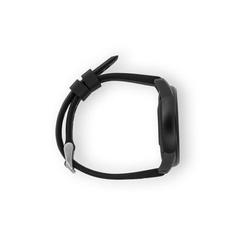 Vue Montre intelligente avec bracelet en silicone - Impera ii de couleur noir| Krokrodeal
