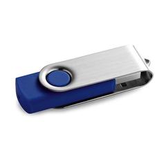 Vue Clé USB 16GB avec attache en métal - Claudius 16gb de couleur bleu| Krokrodeal