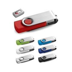 Vue générale Clé USB 16GB avec attache en métal - Claudius 16gb | Krokrodeal