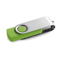 Vue Clé USB 16GB avec attache en métal - Claudius 16gb de couleur vert| Krokrodeal