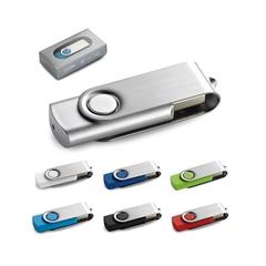 Vue générale Clé USB 4GB avec attache en métal - Claudius 4gb | Krokrodeal