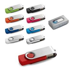 Vue générale Clé USB 8GB avec attache en métal - Claudius 8gb | Krokrodeal