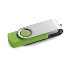 Vue Clé USB 8GB avec attache en métal - Claudius 8gb de couleur vert| Krokrodeal