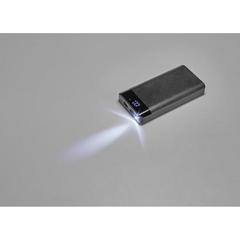 Vue Batterie portative 16'000mAh en ABS - Raman de couleur noir| Krokrodeal