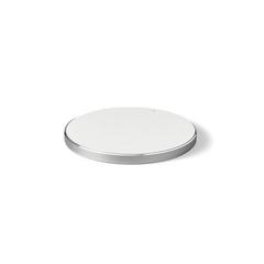 Vue Chargeur sans fil en aluminium et ABS - Joule de couleur blanc| Krokrodeal