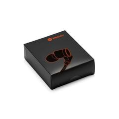 Vue Ecouteurs avec micro en metal et ABS - Vibration de couleur gris| Krokrodeal