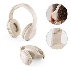 Vue générale Casque audio sans fil en ABS et fibre de paille de blé - Feynman | Krokrodeal