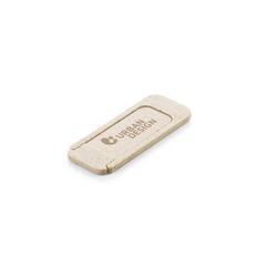 Vue Cache webcam en fibre de paille de blé et PP - Townes de couleur beige| Krokrodeal