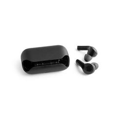 Vue Ecouteurs sans fil en ABS avec transmission BT 5'0 - Vibe de couleur noir| Krokrodeal