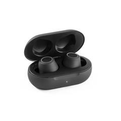 Vue Ecouteurs sans fil avec transmission BT 5'0 - Bass de couleur noir| Krokrodeal