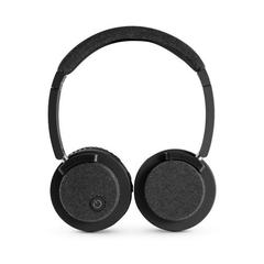 Vue Casque audio sans fil en ABS avec transmission BT 5'0 - Beatdrum de couleur gris| Krokrodeal