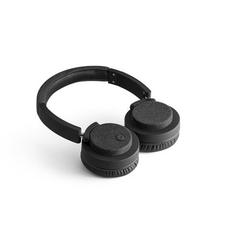 Vue Casque audio sans fil en ABS avec transmission BT 5'0 - Beatdrum de couleur gris| Krokrodeal