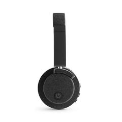 Vue Casque audio sans fil en ABS avec transmission BT 5'0 - Beatdrum de couleur gris| Krokrodeal