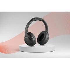 Vue générale Casque audio sans fil en PU avec transmission BT 5'0 - Melody | Krokrodeal