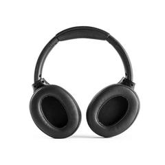 Vue Casque audio sans fil en PU avec transmission BT 5'0 - Melody de couleur noir| Krokrodeal
