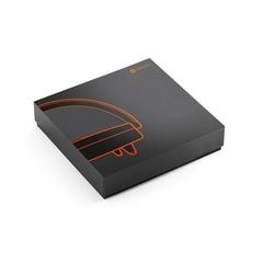 Vue Haut parleur 4 en 1 en ABS, PP, bambou et tissu - Blasty de couleur noir| Krokrodeal
