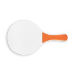 Vue Raquettes de plage en MDF - Filipinas de couleur orange| Krokrodeal