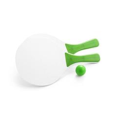 Vue Raquettes de plage en MDF - Filipinas de couleur vert| Krokrodeal