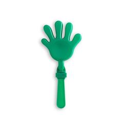 Vue Tapez dans les mains en PS - Clappy de couleur vert| Krokrodeal