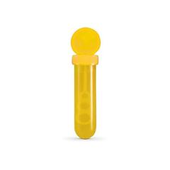 Vue Tube de bulles de savon en PP - Bubbly de couleur jaune| Krokrodeal