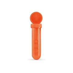 Vue Tube de bulles de savon en PP - Bubbly de couleur orange| Krokrodeal