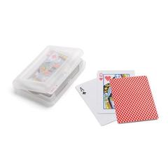 Vue 54 cartes à jouer - Johan de couleur rouge| Krokrodeal