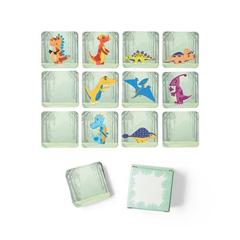 Vue Jeu de mémoire avec 20 pièces - Triceratops de couleur vert| Krokrodeal
