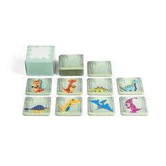 Vue Jeu de mémoire avec 20 pièces - Triceratops de couleur vert| Krokrodeal
