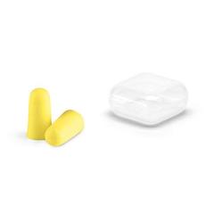 Vue Bouchons pour oreilles - Troye de couleur jaune| Krokrodeal