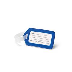 Vue Identifiant de bagage - Findo de couleur bleu| Krokrodeal