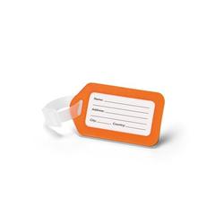 Vue Identifiant de bagage - Findo de couleur orange| Krokrodeal