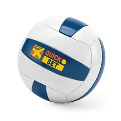 Vue Ballon de volley-ball - Nanga de couleur bleu| Krokrodeal
