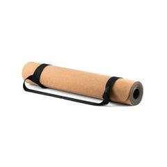 Vue Tapis de yoga en liège et TPE, jusqu'à 3.7mm d'épaisseur - Geres de couleur beige| Krokrodeal